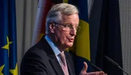 Michel Barnier crédit : JOHN MACDOUGALL / AFP - 1280