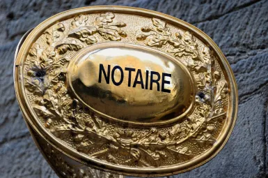 Les frais de notaire seront un peu plus élevés à partir de ce mardi.